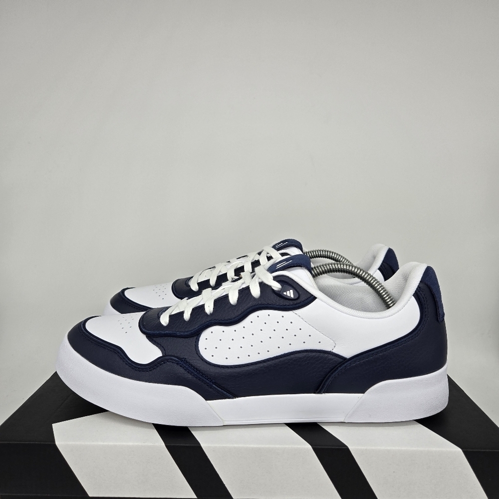 Adidas Retrocross 25 Spikeless Golf White Collegiate Navy Men's Shoes Size 11.5